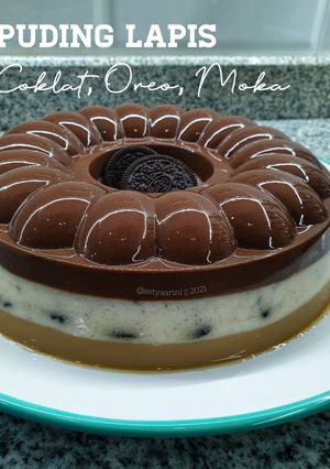 Foto resep Puding Lapis Oreo