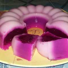 Foto resep Puding buah naga