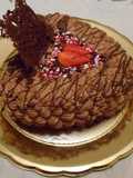 Pastel especiado de chocolate