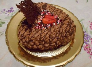 Una foto de Pastel especiado de chocolate