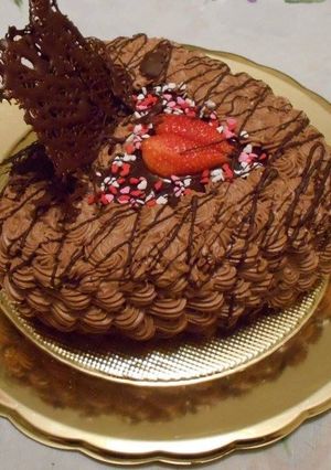 Una foto de Pastel especiado de chocolate