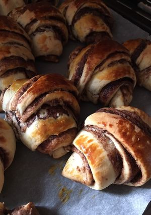 Nutellás kiflik recept fotója