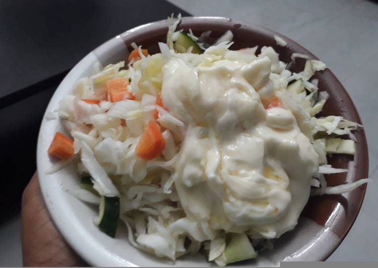 Steps to Prepare Favorite Coleslaw with mayonise