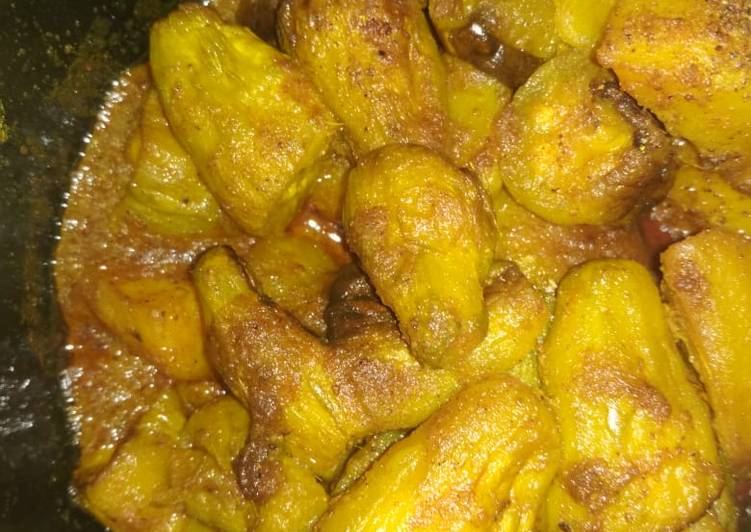 Fresh Aaloo parwal curry