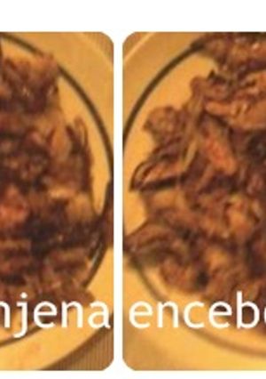Una foto de ⭐⭐⭐berenjena encebolla⭐⭐⭐