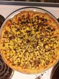 Breakfast Pizza (stuffed crust)