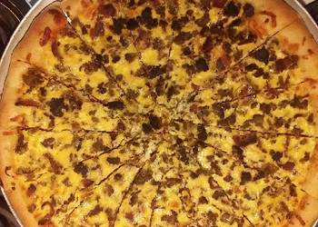 Fresh, Make Recipe Breakfast Pizza stuffed crust Practical Delicious