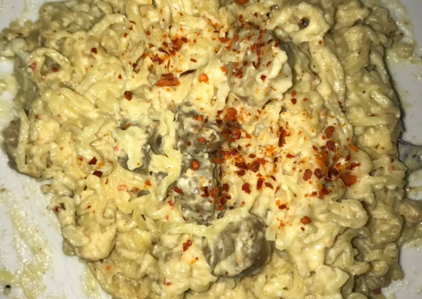 Indomie soto carbonara