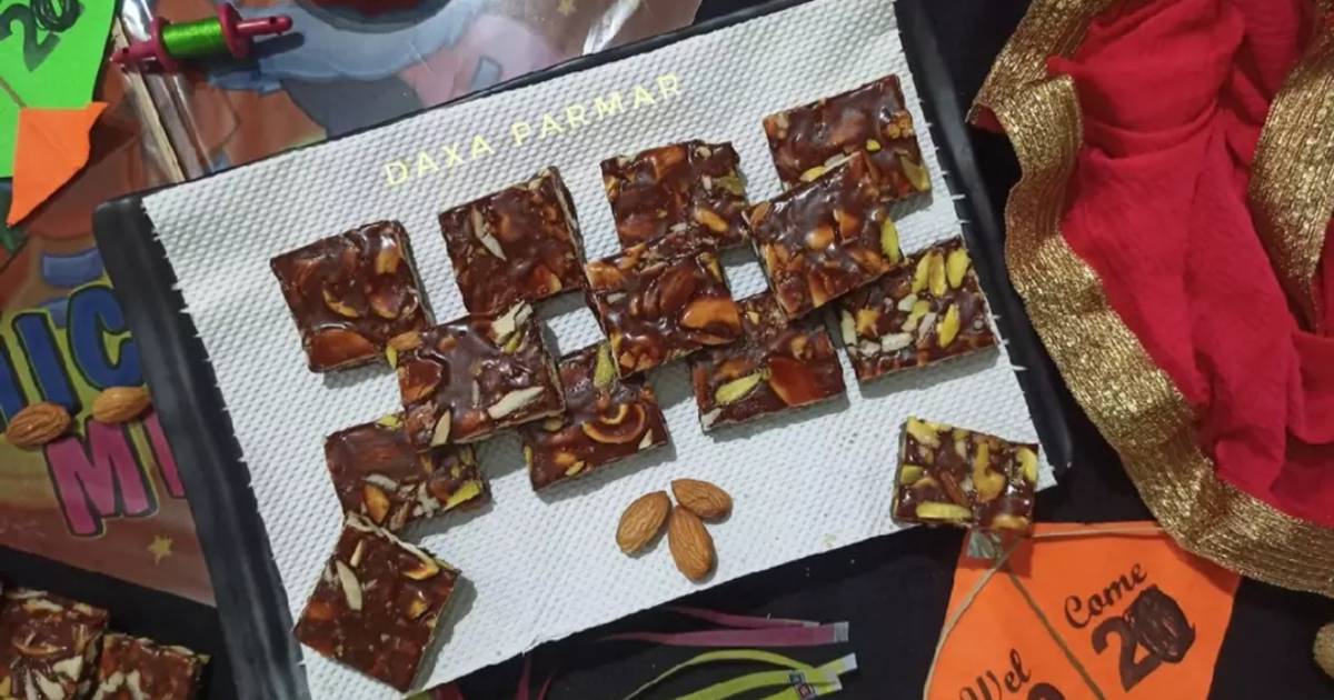 Mix Dry Fruits Chikki Recipe by Daxa Parmar Cookpad
