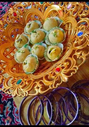 A picture of Instant Malai peda.