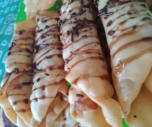 Siap Saji Pisang coklat simple Nikmat Lezat