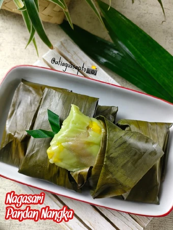 Cara Mudah Menyiapkan Resep Nagasari Pandan Nangka (587) yang  Bikin Ketagihan Anti Ribet, Menggugah Selera