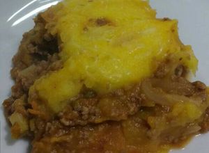 Foto de Escondidinho de carne moída e batata baroa (mandioquinha)