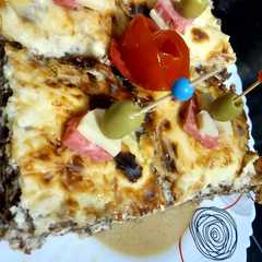 لحم مفروم بالجبن والبيض🥚🧀-レシピのメイン写真