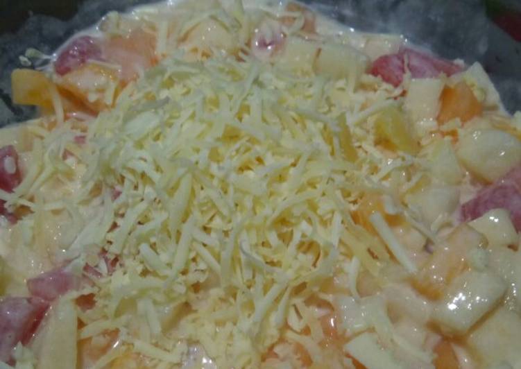 Cara termudah untuk Cinta AppetizingSalad Buah Simple