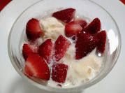 A picture of dry ice ice cream
