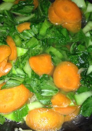 Foto resep Tumis Pokcoy Wortel