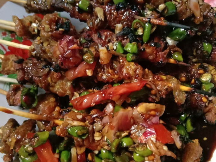 Resep Sate Daging Rempah, Enak