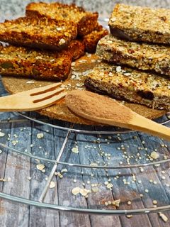 Una foto de Barritas de avena, quinoa y chocolate 🍫