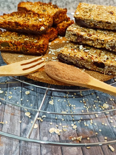 Una foto de Barritas de avena, quinoa y chocolate 🍫