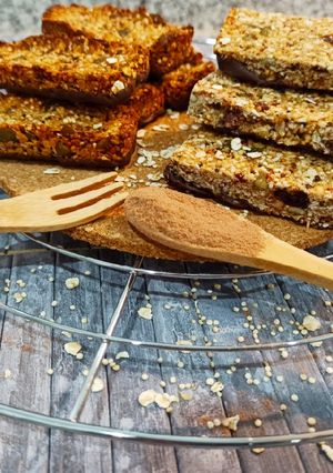 Foto principal de Barritas de avena, quinoa y chocolate 🍫