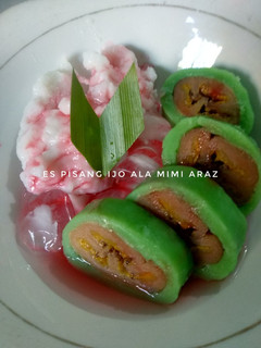 Foto resep Es Pisang Ijo