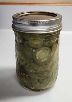A picture of Pickled Jalapeño Peppers.