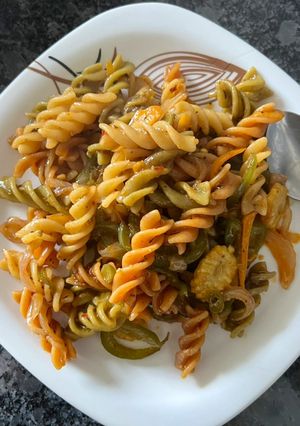 A picture of Tri-colour Pasta.