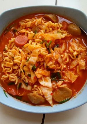 Foto resep Mie kuah merah