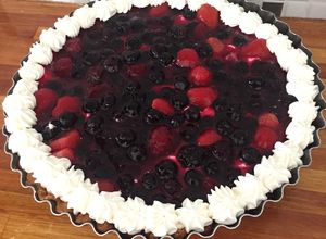 Una foto de Tarta de frutos rojos