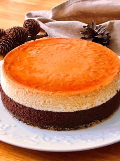 Hình của món 💚 Bánh Flan Ga Tô Ca Cao.