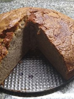 Una foto de Torta de banana húmeda