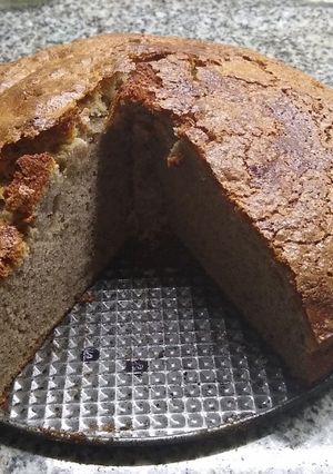 Una foto de Torta de banana húmeda