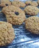Galletitas de avena con pasas de uva