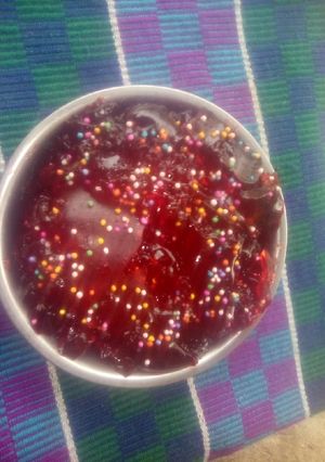 Una foto de Gelatina engrageada😘😘
