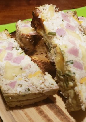 Una foto de Budín de ricota🌼