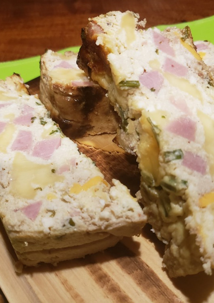 Una foto de Budín de ricota🌼