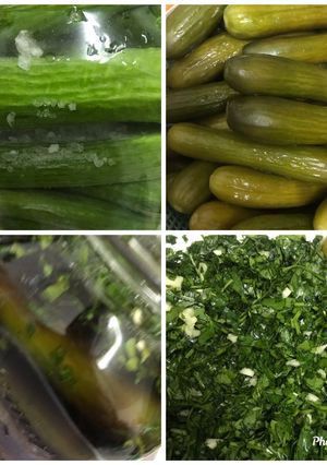 صورة لوصفة طرشي الخيار 🥒🥒