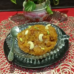 A picture of Sweet Potatoes Halwa.