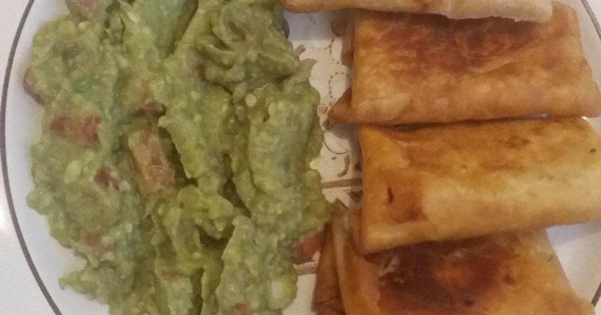 Chimichanga mexicana; receta fácil y rápida para hacer con pollo