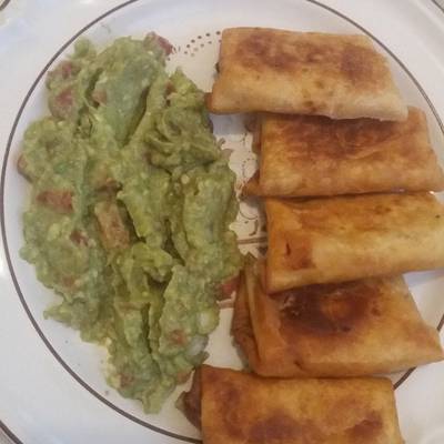 Chimichangas de pollo