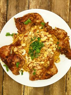 صورة لوصفة كبسة الدجاج