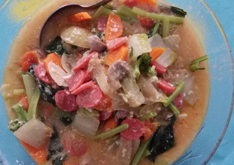 Resep Capcay cinta(sosis,ampela) yang Bisa Manjain Lidah