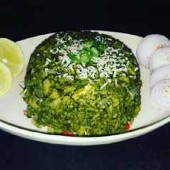 Spinach Panner Pulao A picture of Spinach Panner Pulao.
