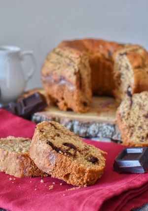 Foto di Ciambella ricotta e cioccolato senza burro né olio