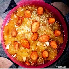 Moong dal halwa A picture of Moong dal halwa.