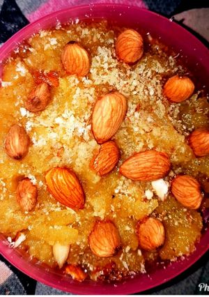 A picture of Moong dal halwa.