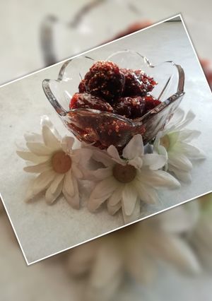 عکسی از دستور 🌰مربای انجیر خشک🌰