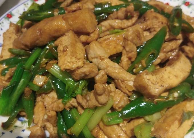 Resep Tumis tahu cabe ijo, Lezat Sekali