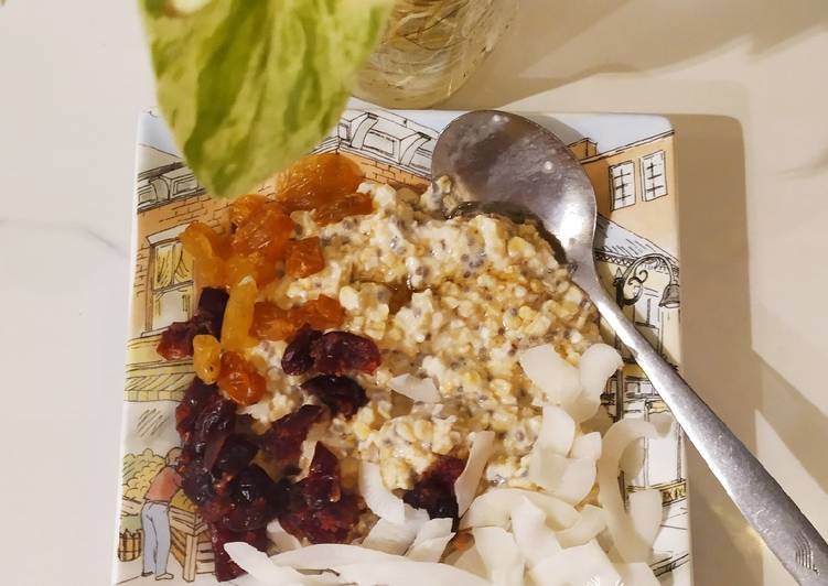 Langkah meracik Basic overnight oat yang praktis